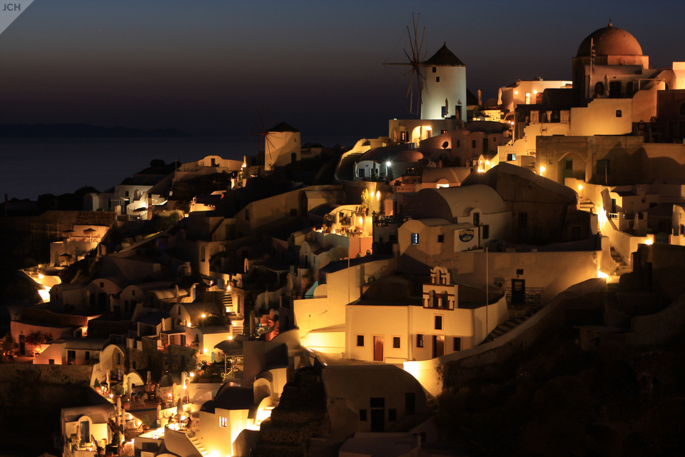 Oia v noci